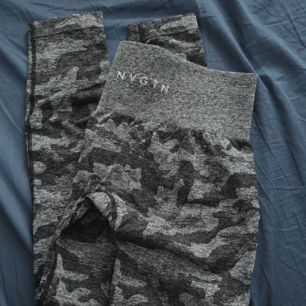 NVGTN Leggings - Dark Gray Camo